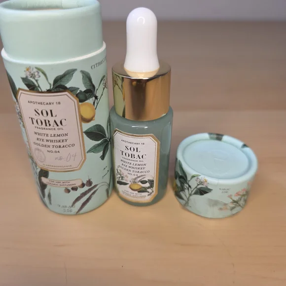 Anthropologie Sol Tobac White Lemon Bath Soak - Mint Green - Picture 4 of 4